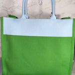 Kate Spade x Target Green/light Blue It's in the Bag Knit Tote; In Hand! Photo 4