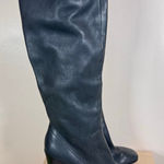 Women’s Black Leather Heeled Knee High Boots Dolce Vita Kassidy 7.5 MSRP $160 Photo 0