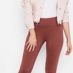 EXPRESS Leggings : dark Red Maroon Peach  Photo 0