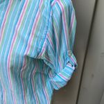 Ralph Lauren  Pastel Stripe Cotton Button Down VINTAGE Photo 8
