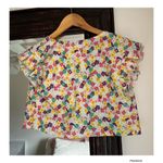 VERO MODA Nordstrom Vera Modal Floral Tie Crop Top NEW Photo 3