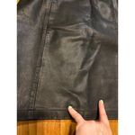 Amati Vintage 90s Black Genuine Leather Zipper Skirt Women’s 6 Bikercore Grunge Photo 8