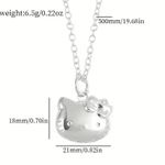 Sanrio Kawaii Hello Kitty Anime Crystal Photo Locket Pendant Necklaces Photo 4