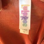 LuLaRoe  Womens Top Size L Classic‎ T Tunic Shirt Orange Solid Burnt Sienna Tee Photo 4