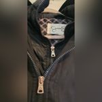 Jessica Simpson  Black Hooded Ski Jacket Photo 5