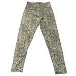Onzie Green Black Snakeskin Smooth Legging Animal Print High Waist Small Medium Photo 2