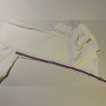 ZARA Women Soft White Cropped High Waisted Ruffle Pants Small Photo 3