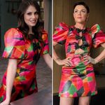 Rebecca Vallance Copacabana Shimmer Geo Mini Dress Size 0 NWT Black Photo 15