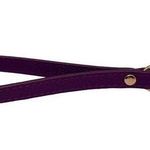 Purple and Gold Accessories Wrist Strap Bag Strap 20CM PU Leather Handles. Photo 0