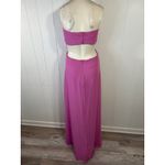 Strapless Empire Waist Chiffon Gown in Orchid Pink
Dessy Collection Pink Size 14 Photo 4