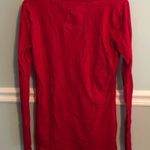 Abercrombie & Fitch Vneck Basic Red T-shirt Photo 1