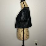 Koral NWT Womens Terrain Black Shiny Netz Boxy Crop Top Activewear Gym sz S Photo 76