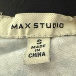 Max Studio  Retro Euro A-Line Skirt Blue Black White Geometric Pattern Small Photo 7