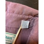 L.L.Bean Vtg  Corduroy Shirt Dress Sz 10 Button Pockets Belt Cottage Peasant Retro Photo 4