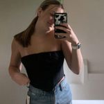 Princess Polly  Ivy Bustier Top Black Photo 1