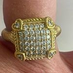 Judith Ripka  Gold Diamonique Ring  Photo 5