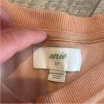 Aerie  Loungewear Orange Velour Oversized Fit Crewneck Sweatshirt. Photo 3