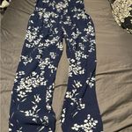 Gap Floral Navy Jumpsuit Photo 0