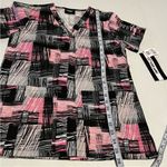 ECKO Unltd. Womens Size XS‎ Pink Tic Tac Scrub Top Medical Healthcare Dental NEW Black Photo 7