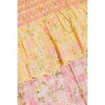 Love Shack Fancy Shaw Smocked Floral Print Mini Dress in Chateau Rose Size Small Photo 2