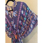 easel Size S  Los Angeles Dolman Sleeves Floral Maxi Dress Photo 6