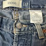Gap Vintage 90s Y2K Loose Fit Jeans Size 8 Long USA Baggy Low Slung Button Fly Photo 5