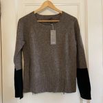 Eileen Fisher Merino Yak blend Colorblock sweater Photo 1