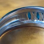 Sleeping Beauty Turquoise Sterling Silver Ring Size 6 Photo 5