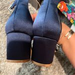 Badgley Mischka  blue wedge heels size 10 Photo 6