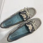 Sperry Y2K  Top Sider Animal Print Preppy Boat Shoes Gray Leather Women’s Size 10 Photo 3