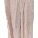 Ralph Lauren Lauren  Womens Linen‎ Cropped Pants Size 16 Pink Photo 0