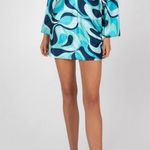 Princess Polly  | Dominique Mini Dress Blue Multi small boho new with tags Photo 8