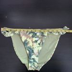 Aerie  Green Abstract Print Bikini Bottoms NWTT Size Large Full Coverage Bottoms Photo 4