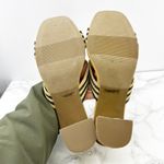 DV Dolce Vita Haady Rafia Straw Wedge Slide Sandals Women Size 10 Black Tan Photo 4