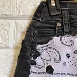 Lee  Relaxed handmade‎ distressed bandana patch jeans size S *see measurements Photo 3