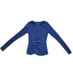 Athleta Pacifica Wrap UPF Sun Shirt XXS Navy Blue Coastalcore Lightweight Layer Photo 1
