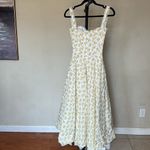 House Of CB  XS D-DD ‘Rosalee’ White Vintage Floral Print Cotton Bustier Sundress Photo 4