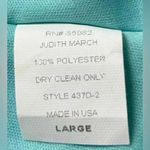 Judith March | Blue One Shoulder Asymmetrical Mini Dress Style #4370-2 | Large Photo 3