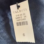 Talbots NWT SuperSoft Cropped Cargo Pants Navy 6 Photo 3