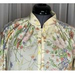 frolicking dress house coat floral pastel yellow Size L Photo 4