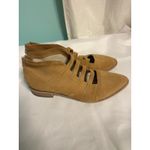 Free People  Emma Ankle Booties Size 40  (9)Tan Suede Strappy Back Zipper Bin2 Photo 2