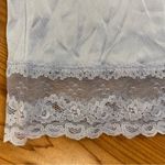 Woolite Women’s Vintage Lace Trim Half Slip Skirt Fairycore Ethereal Coquette S Blue Photo 4