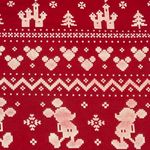 Disney VTG World Resort Mickey Mouse fair isle short sleeve Christmas t-shirt XL Photo 3