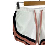 Revolve The Upside Boo Knit Shorts White Black Pink Trim Size XS Photo 2