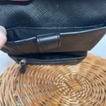 Coach  Signature C Black Logo Jacquard Leather TRIFOLD Wallet Change Purse Canvas Photo 5