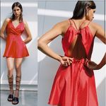 ZARA NEW  red polka dot dress Photo 1