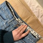 Madewell The Mom Jean 26 light-medium denim with distressing Photo 11