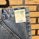 Terra & Sky Terra &‎ Sky Acid Wash High Rise Utility Wide Leg Jeans Size 22W Photo 4