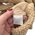 I am gia I.AM.GIA Pixie Teddy Oversized Coat Tan Medium Photo 4