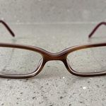 Theory Eyeglasses Frames ONLY TH1140 C03 135 51 17 Brown Rectangular pink Photo 0